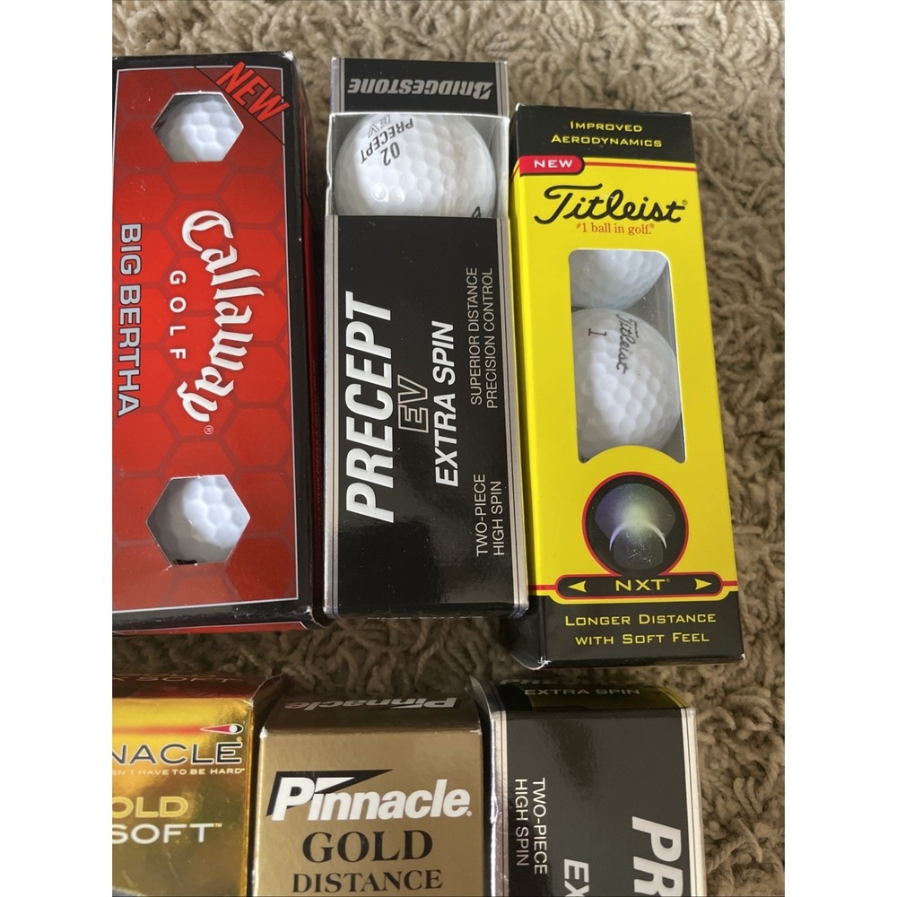 Callaway Titleist Bridgestone Golf Balls Open Box Never Used Lot of 12 Boxes - Picture 5 of 11